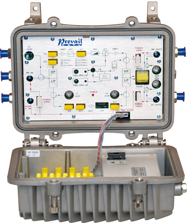 Bidirectional, AGC, EQ/ATT Plug-in, 1GHz: WA1200C